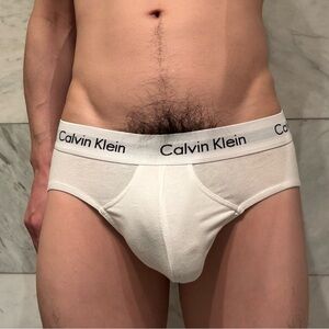 Calvin Klein Low-rise White Briefs S size